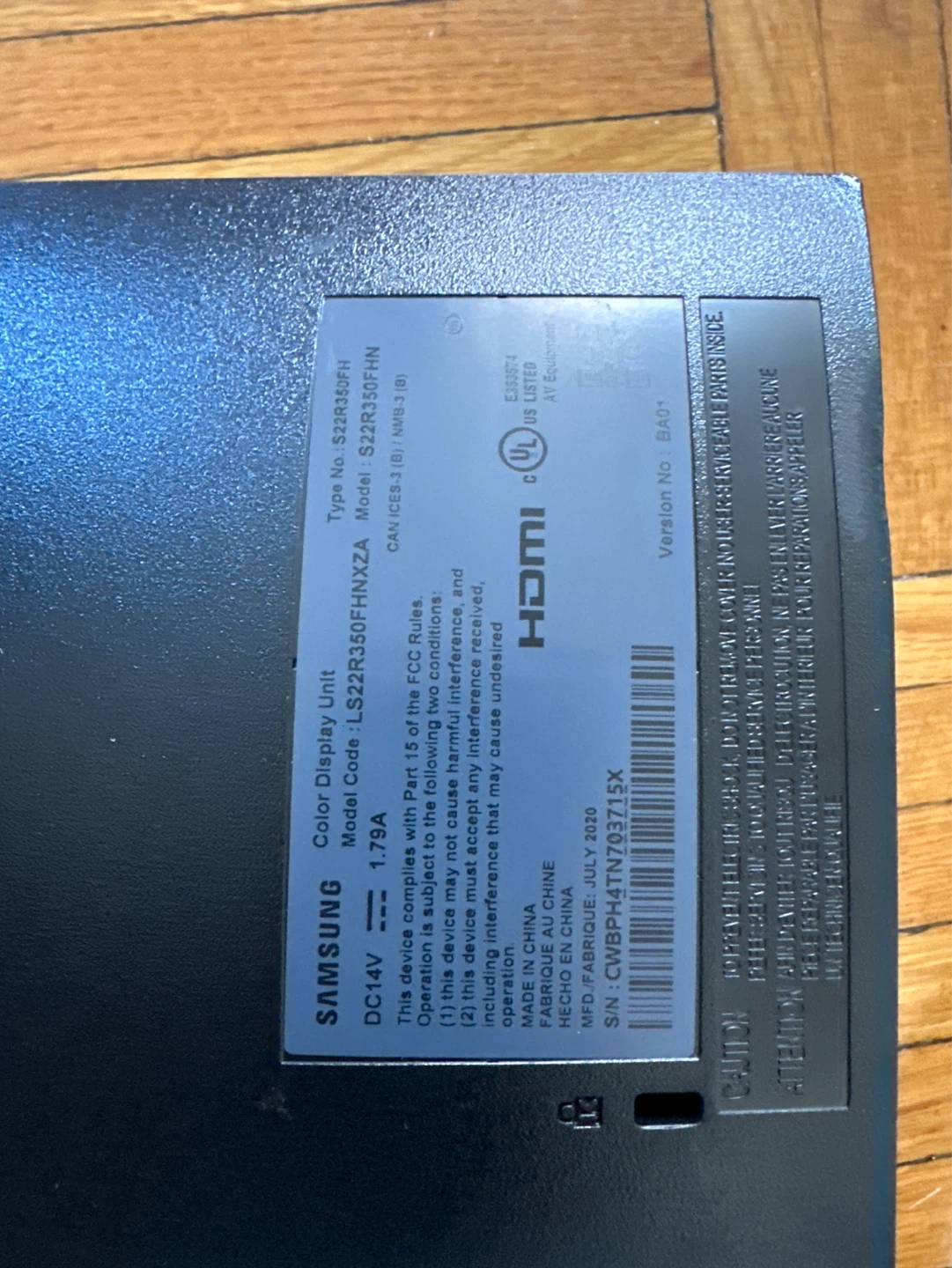 Samsung 21.5inch/75Hz Monitor - photo 2