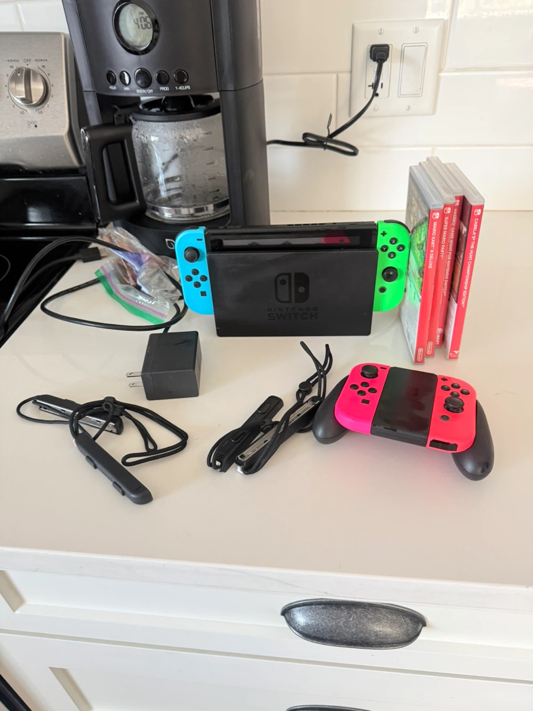 Nintendo Switch Console with Games and Accessories