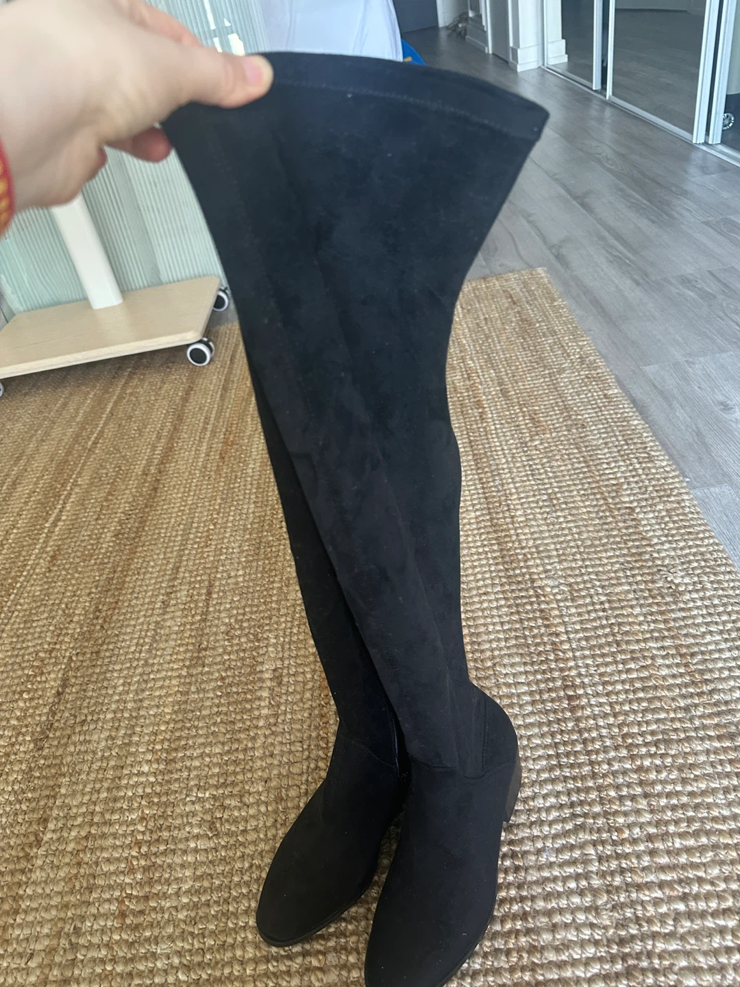 Steve Madden Black Over-the-Knee Boots