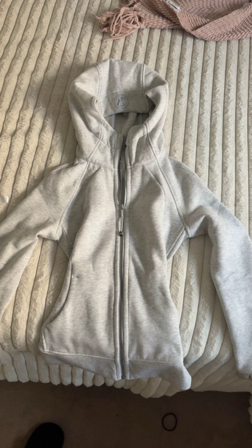 Lululemon Grey Full Zip Hoodie Jacket