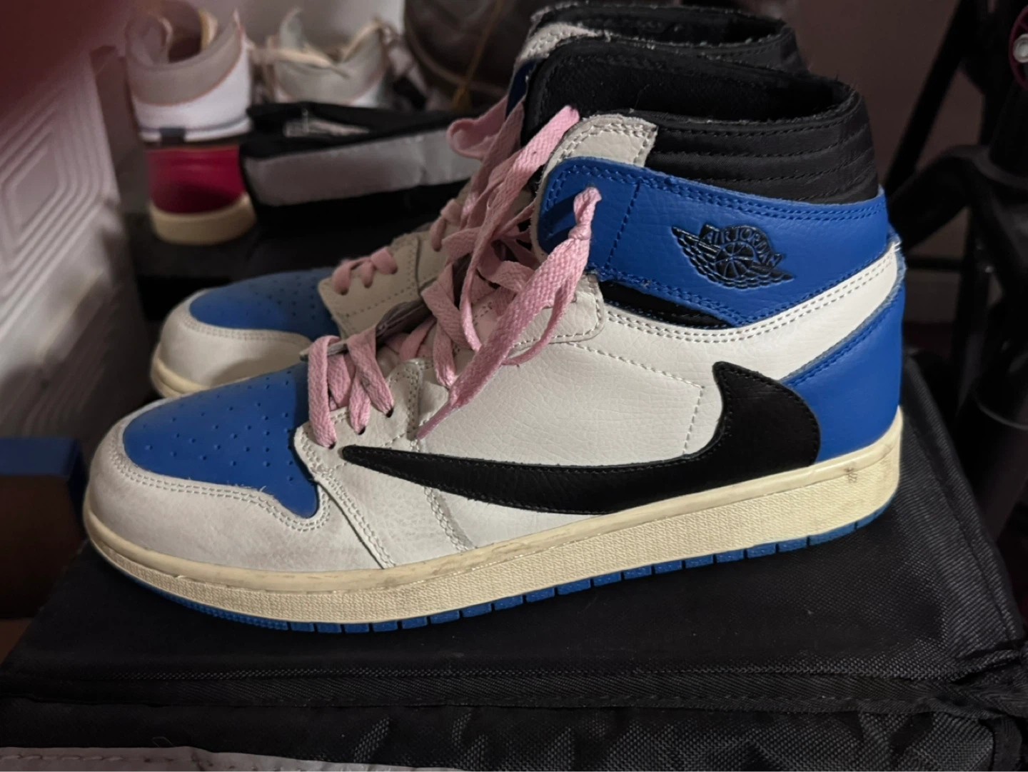 Air Jordan 1 High Travis Scott Sneakers - photo 2