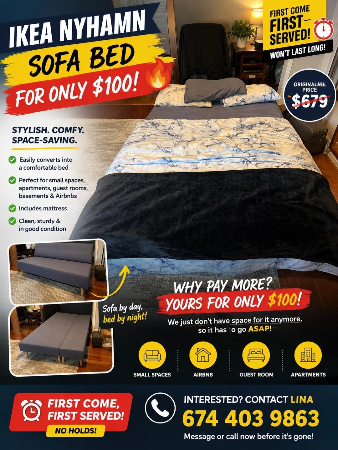 Sofa cum bed