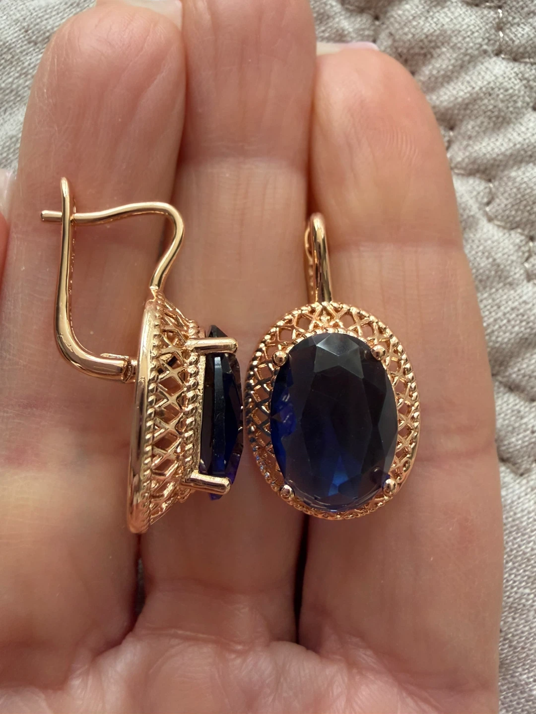 14k gemstone earrings