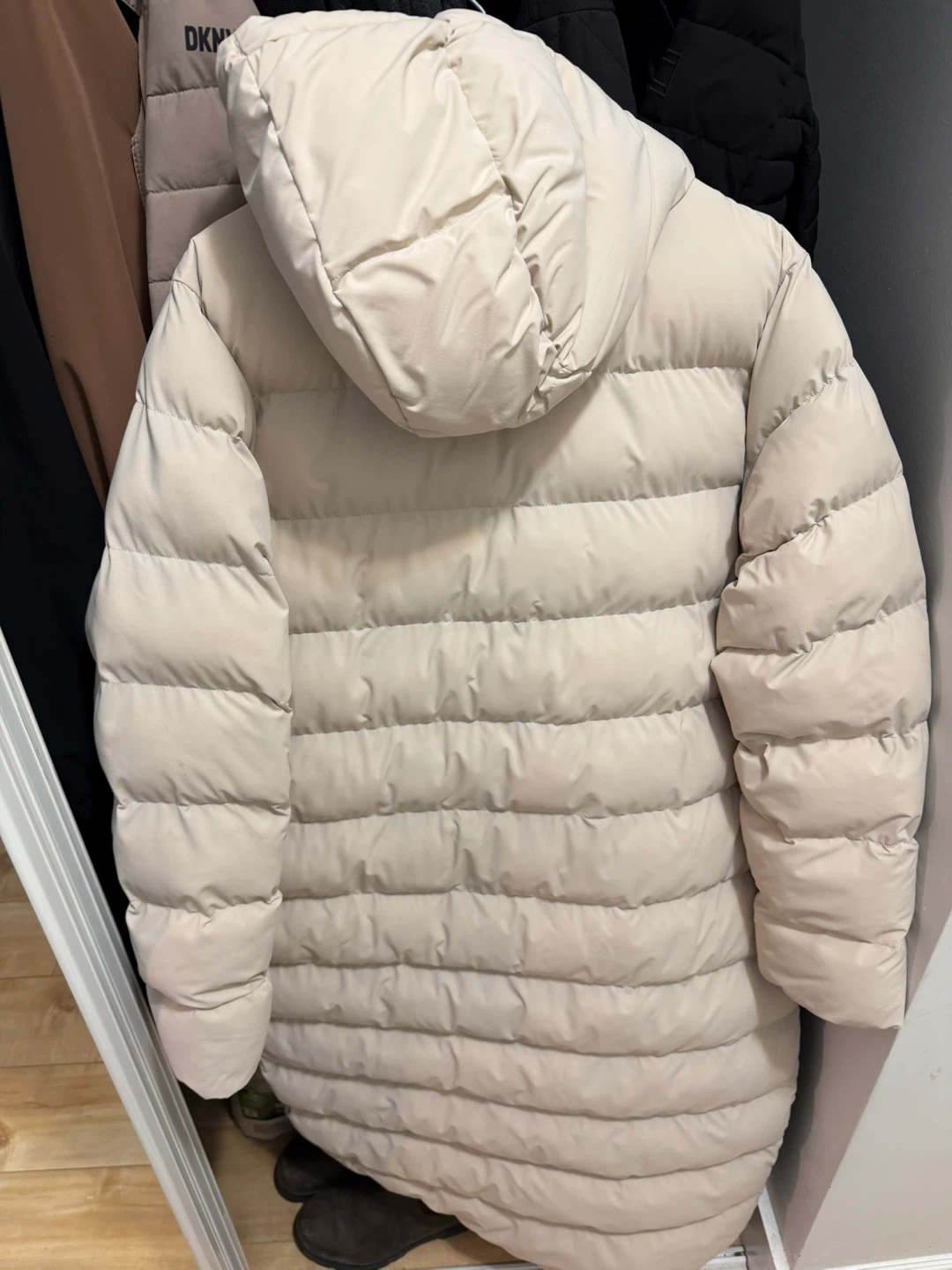 Denver Hayes Puffer Jacket - Cream - L