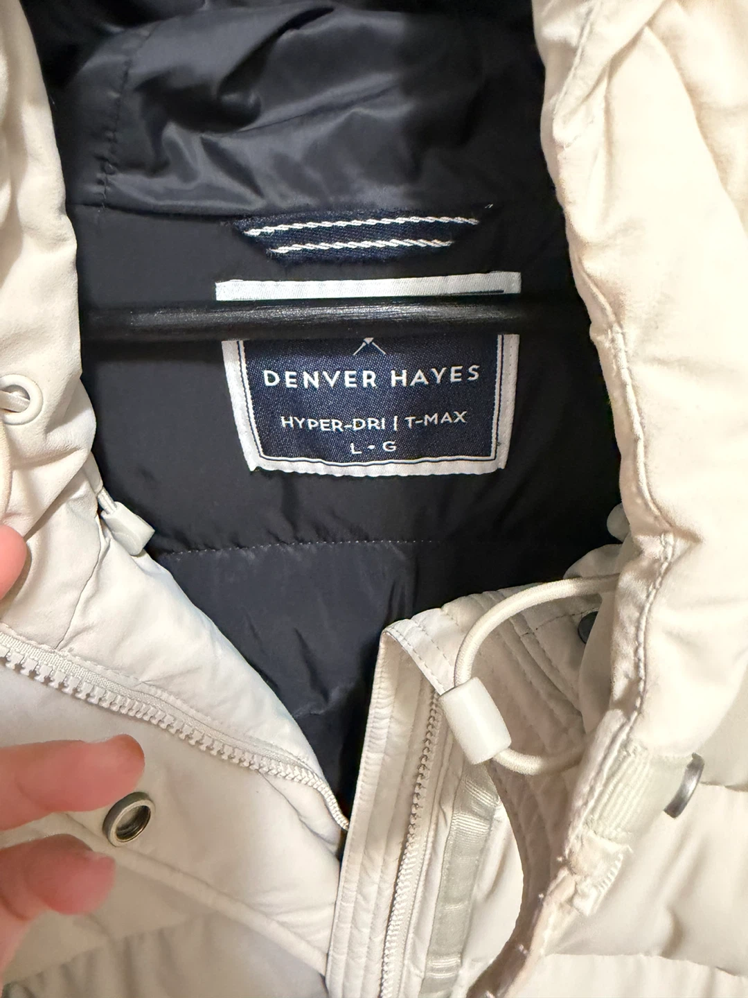 Denver Hayes Puffer Jacket - Cream - L - photo 2