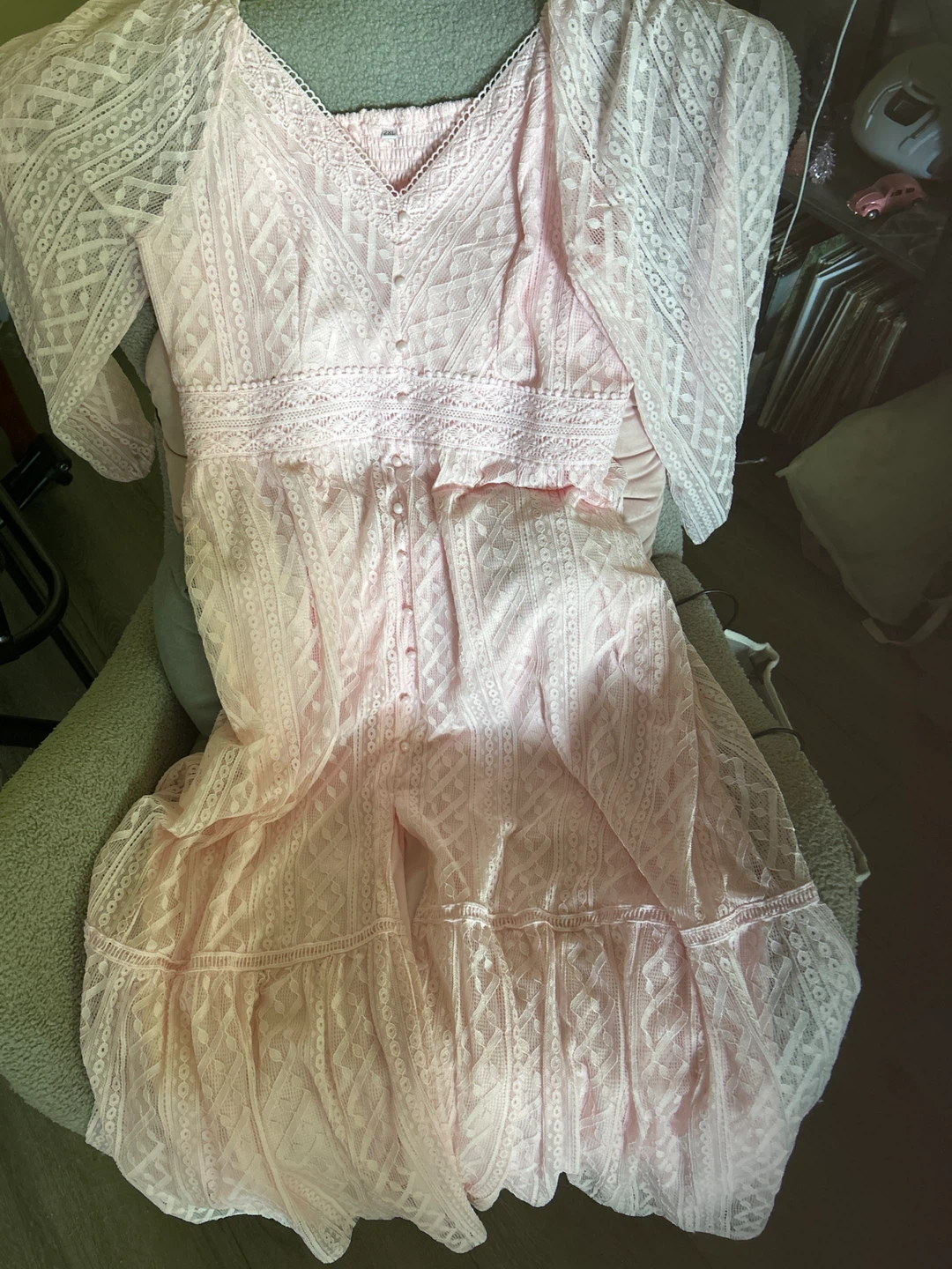 Pink Lace Dress - photo 2