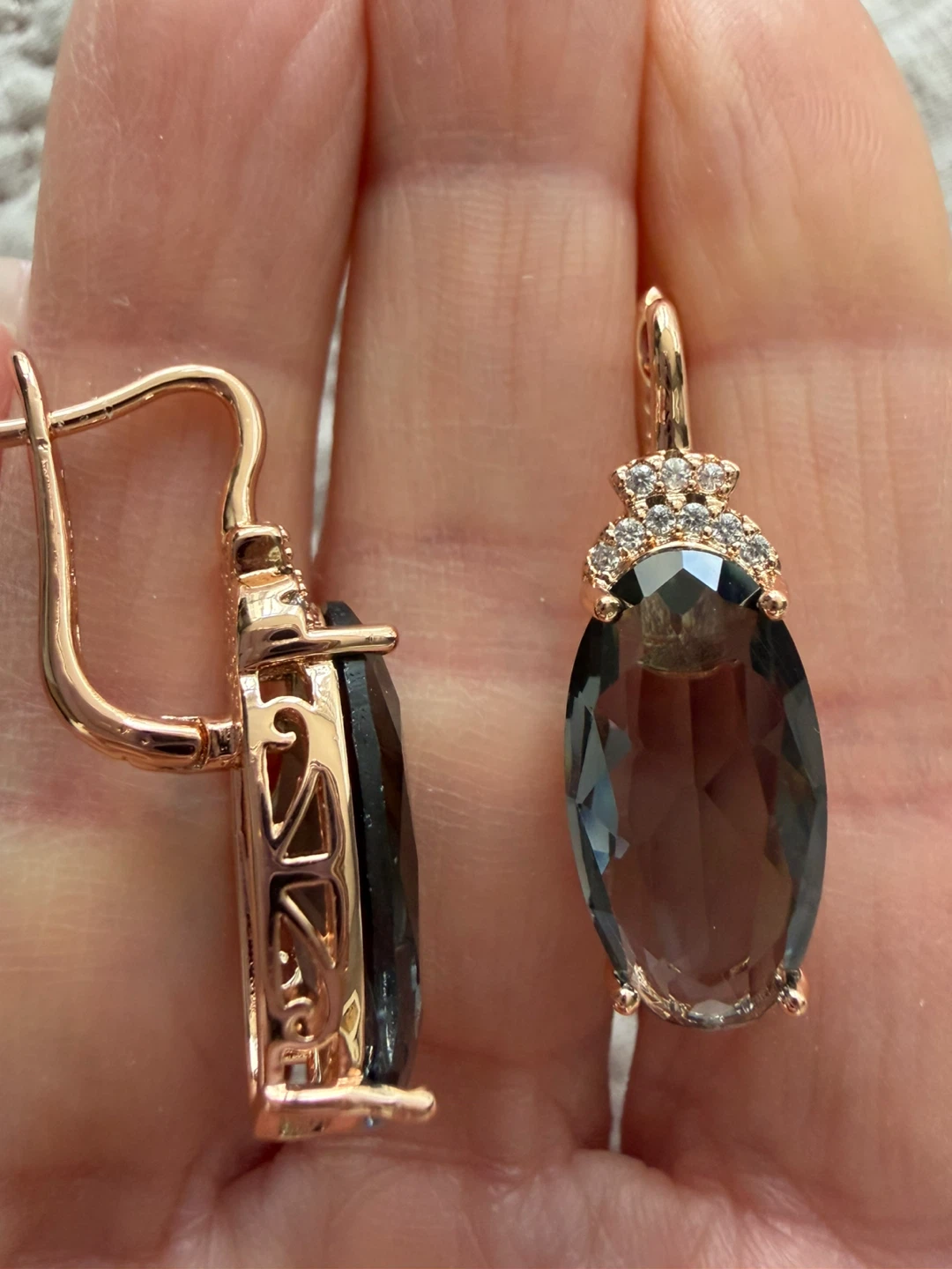 14k gemstone earrings