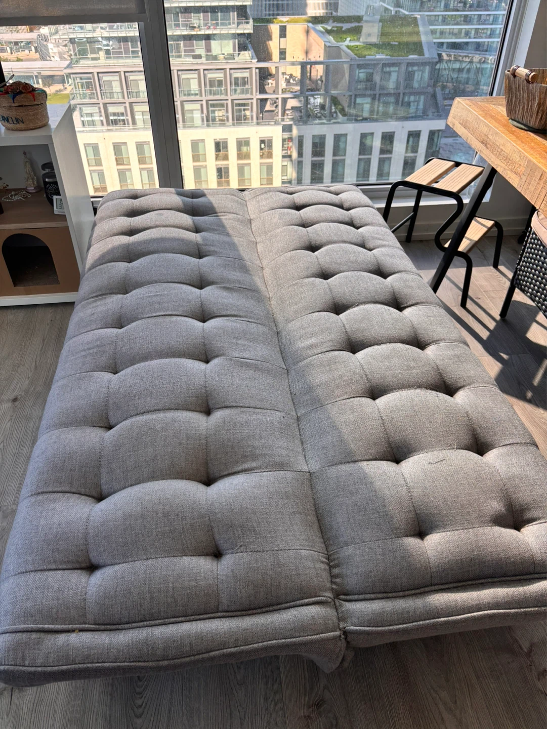 Grey Sofa Bed - photo 2