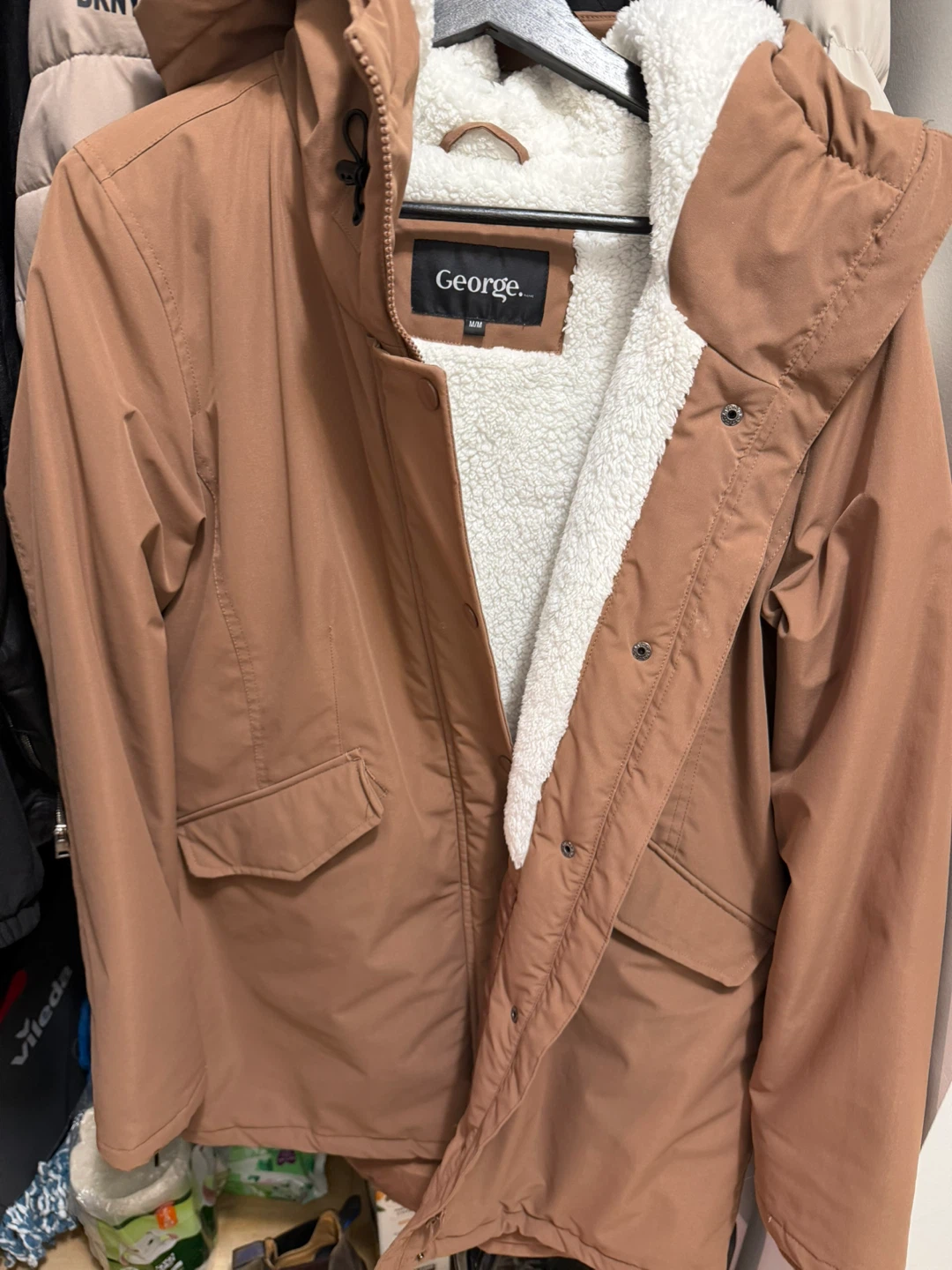 George Brown Sherpa Lined Parka Jacket - photo 2