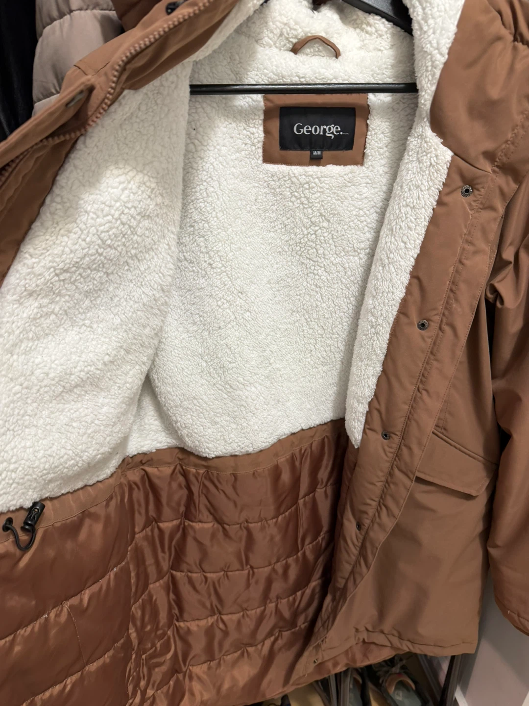 George Brown Sherpa Lined Parka Jacket