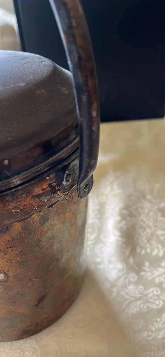 Vintage silver plated Ice Bucket with Handle - photo 4