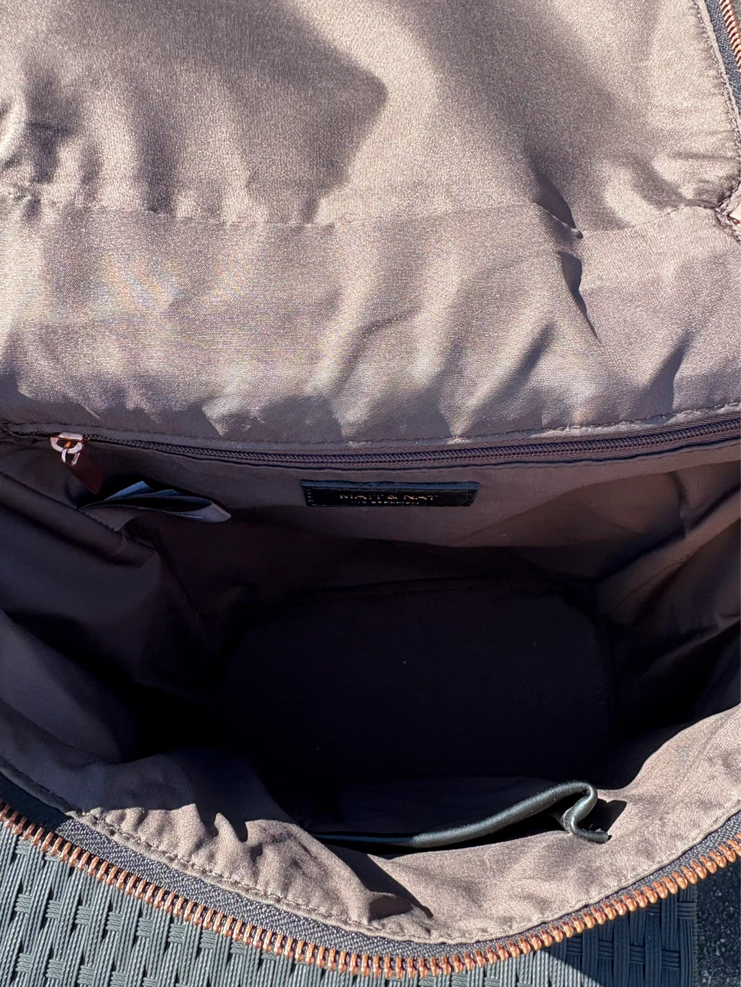 Matt & Nat Black Faux Leather Backpack - photo 3