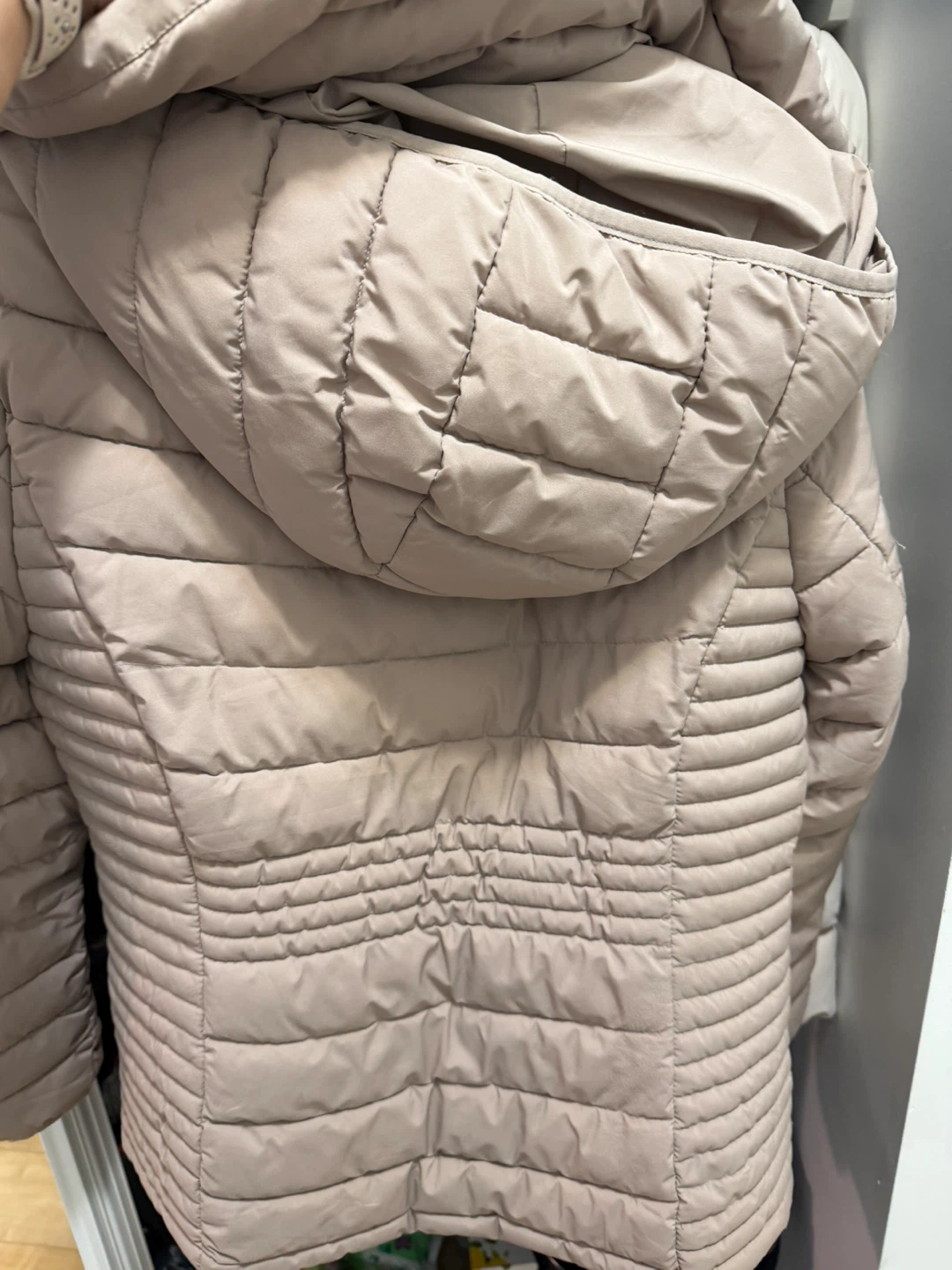DKNY Puffer Jacket - Beige - Large - photo 4