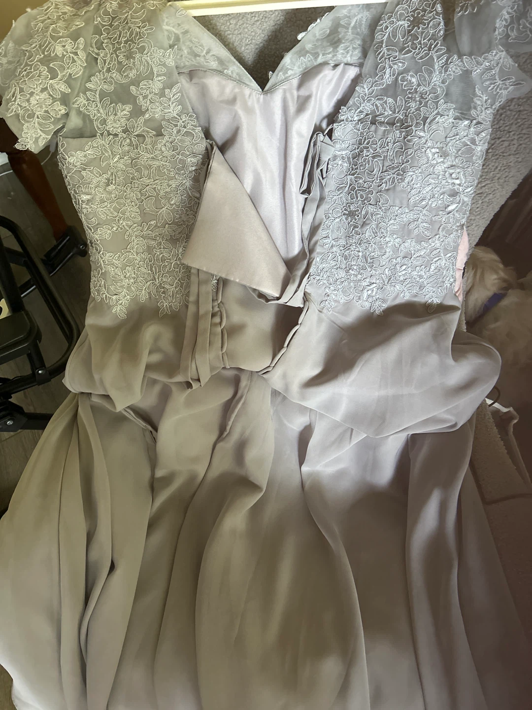 Elegant Lace Overlay Dress - photo 2