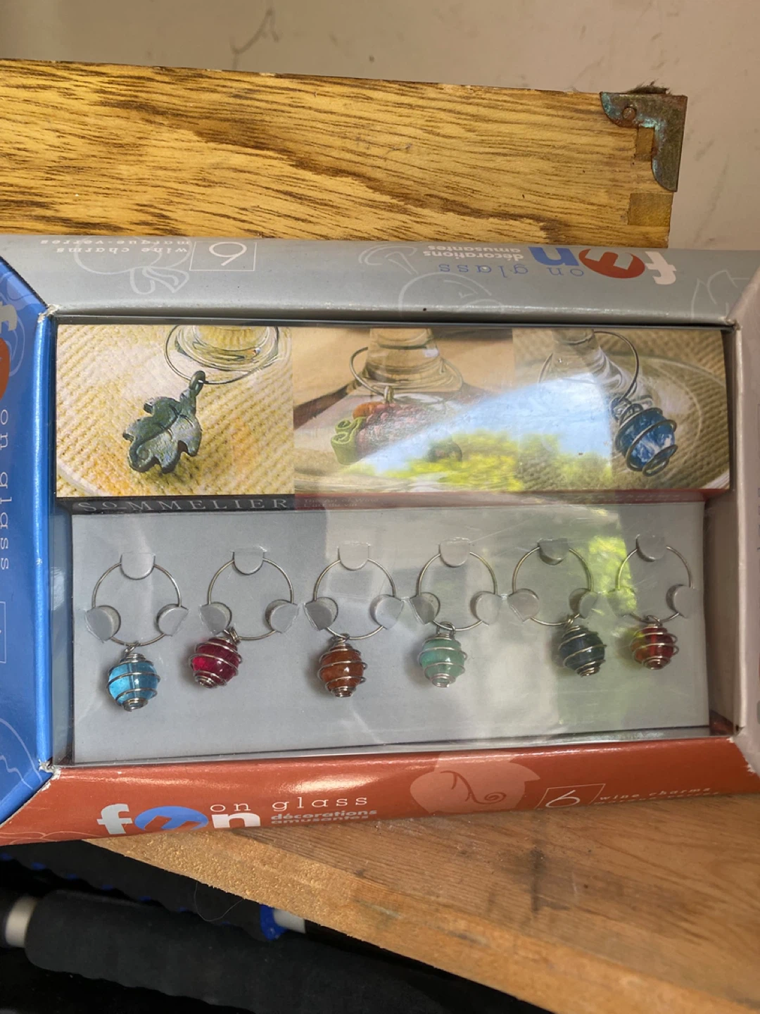 Fun on Glass Wine Charms Set