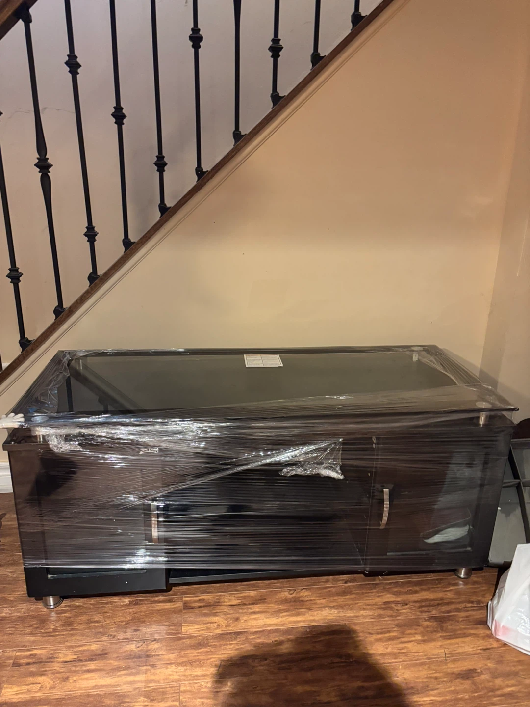 Black Metal Dog Crate with Tray