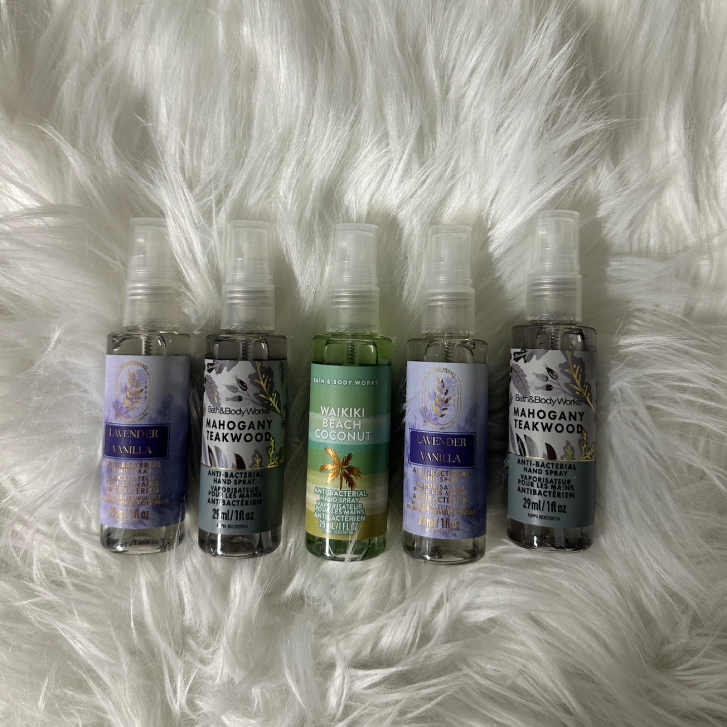 Bath & Body Works Anti-Bacterial Hand Spray Lot (3 Scents)