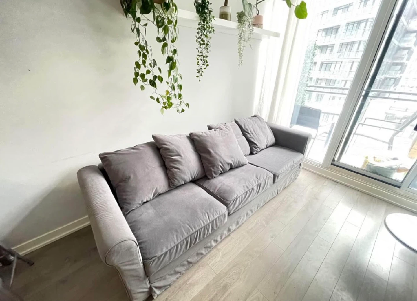 Grey Sofa with Cushions - photo 2