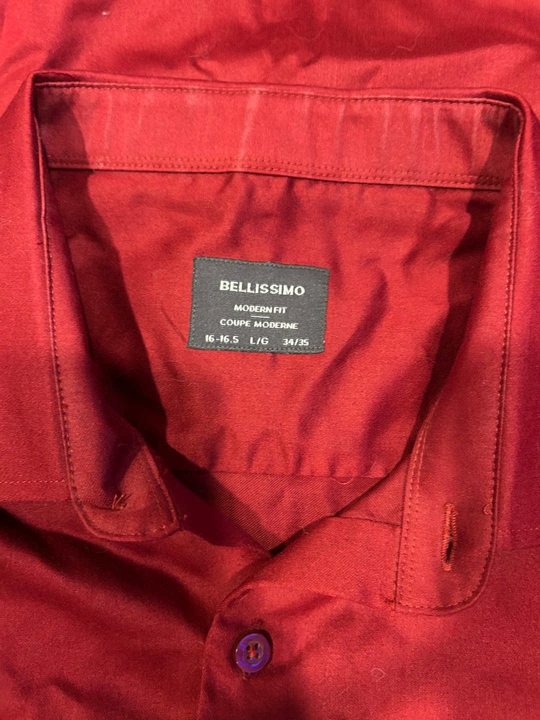 Bellissimo Modern Fit Red Dress Shirt - photo 2