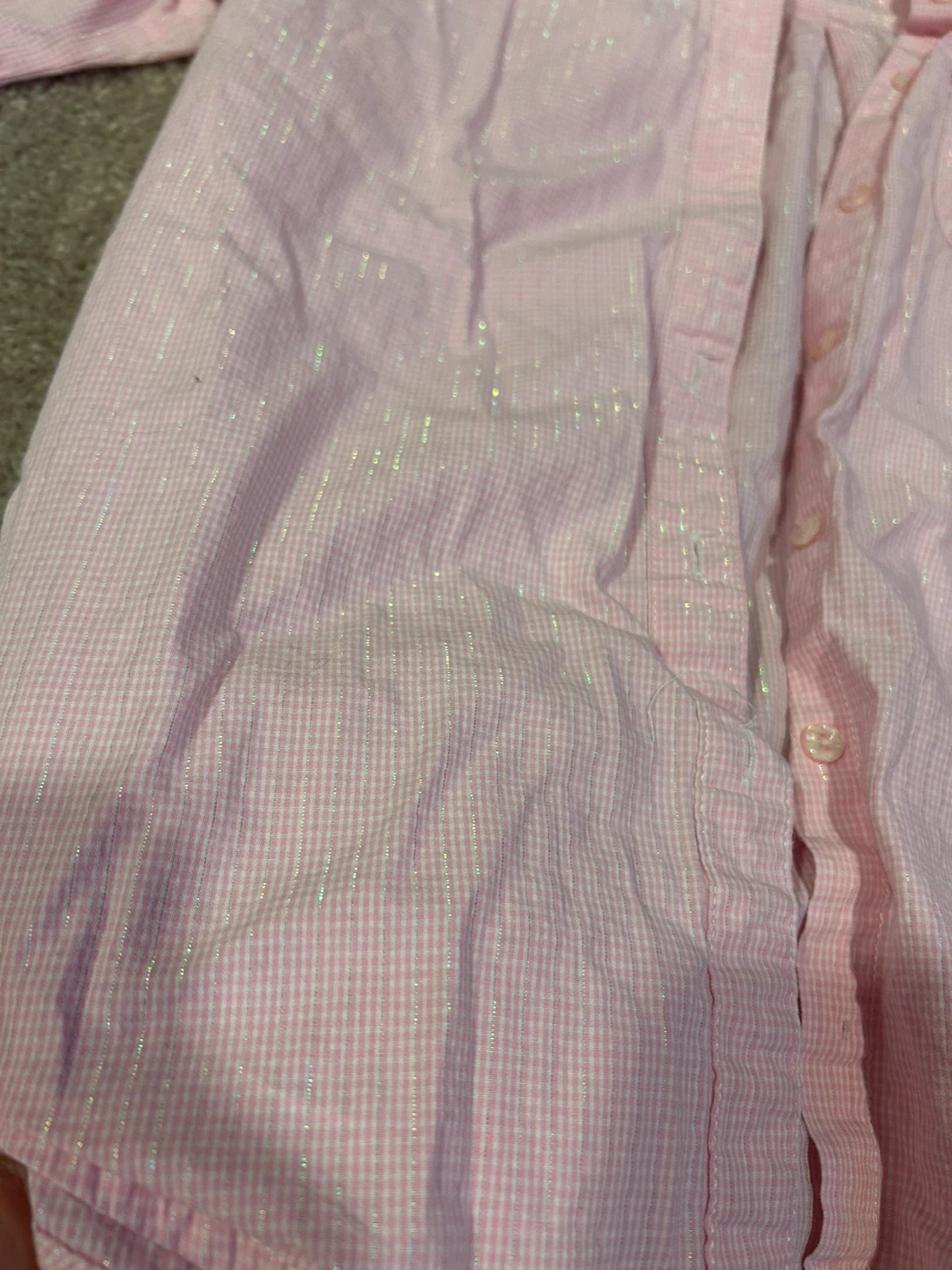 Wrangler Western Shirt Pink Gingham XS - photo 4