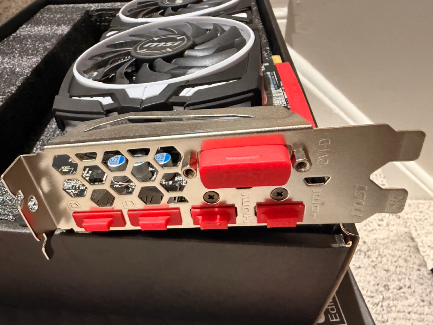 MSI Radeon RX 580 ARMOR OC Graphics Card 8GB GDDR5 - photo 4