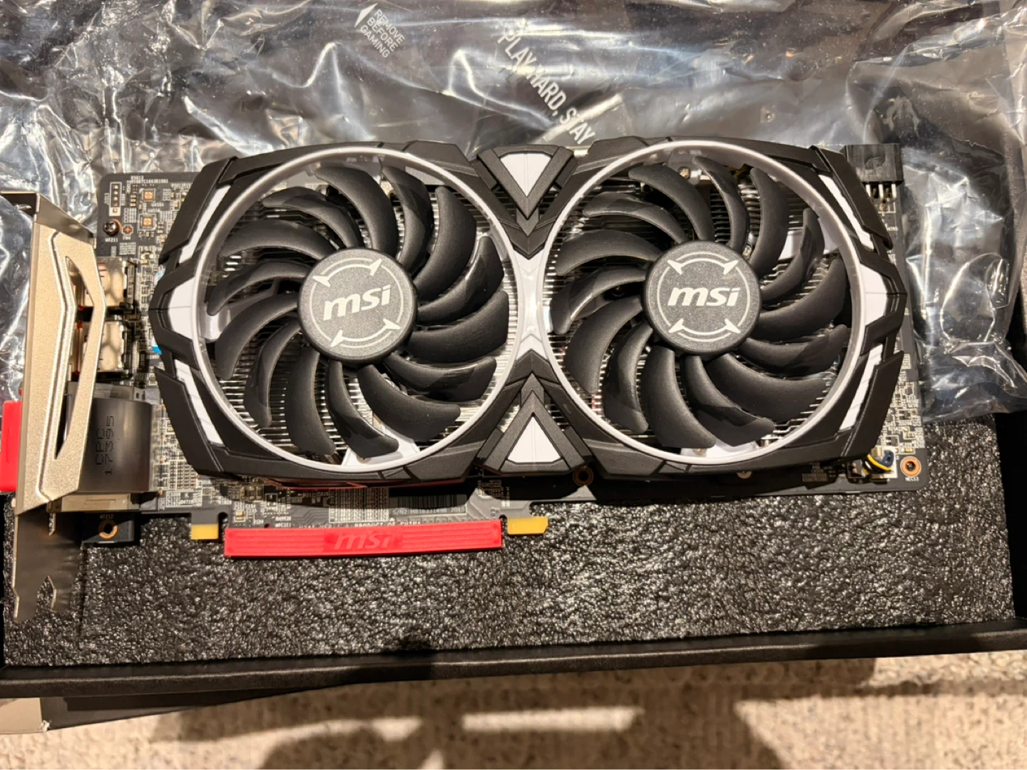 MSI Radeon RX 580 ARMOR OC Graphics Card 8GB GDDR5 - photo 3