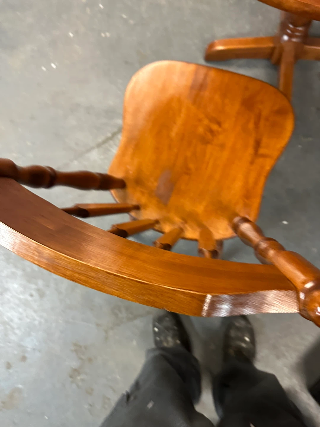 Round Drop Leaf Dining Table with Chairs - photo 5