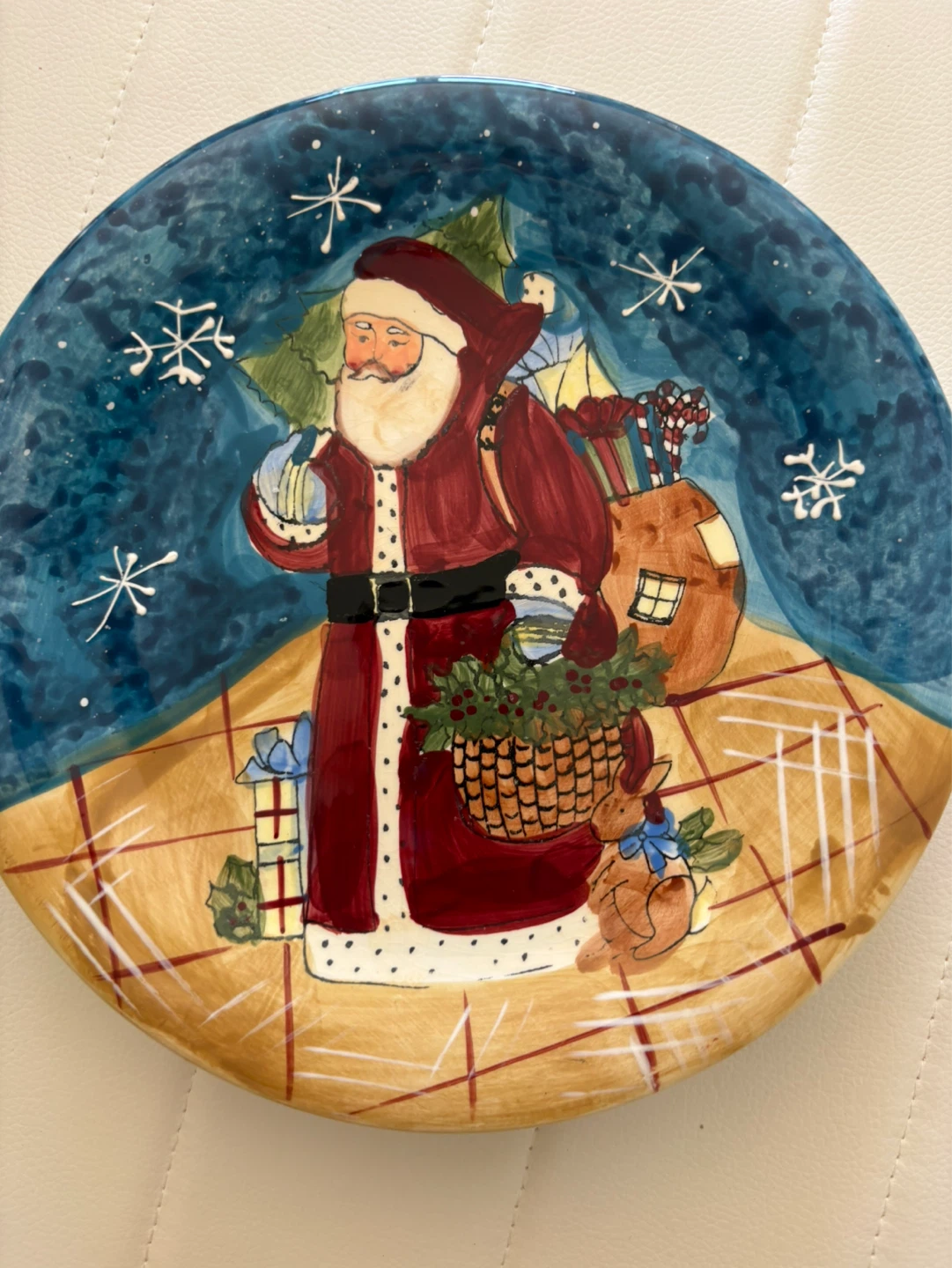 Set of 4 Decorative Christmas Plates - photo 2