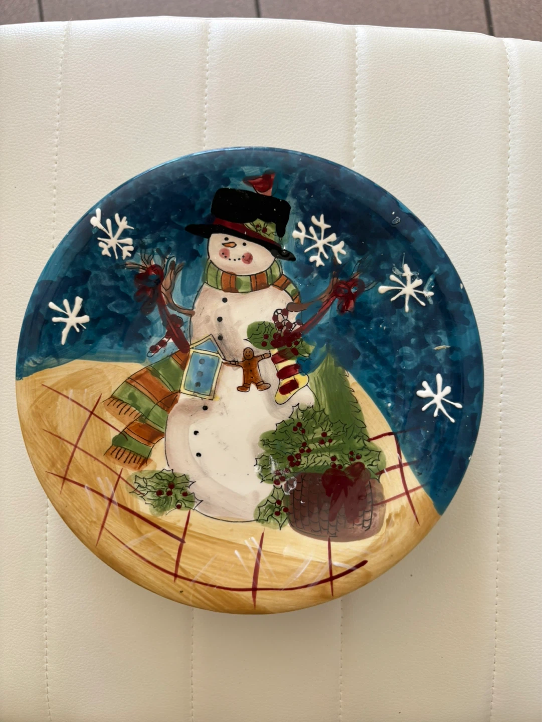 Set of 4 Decorative Christmas Plates - photo 4
