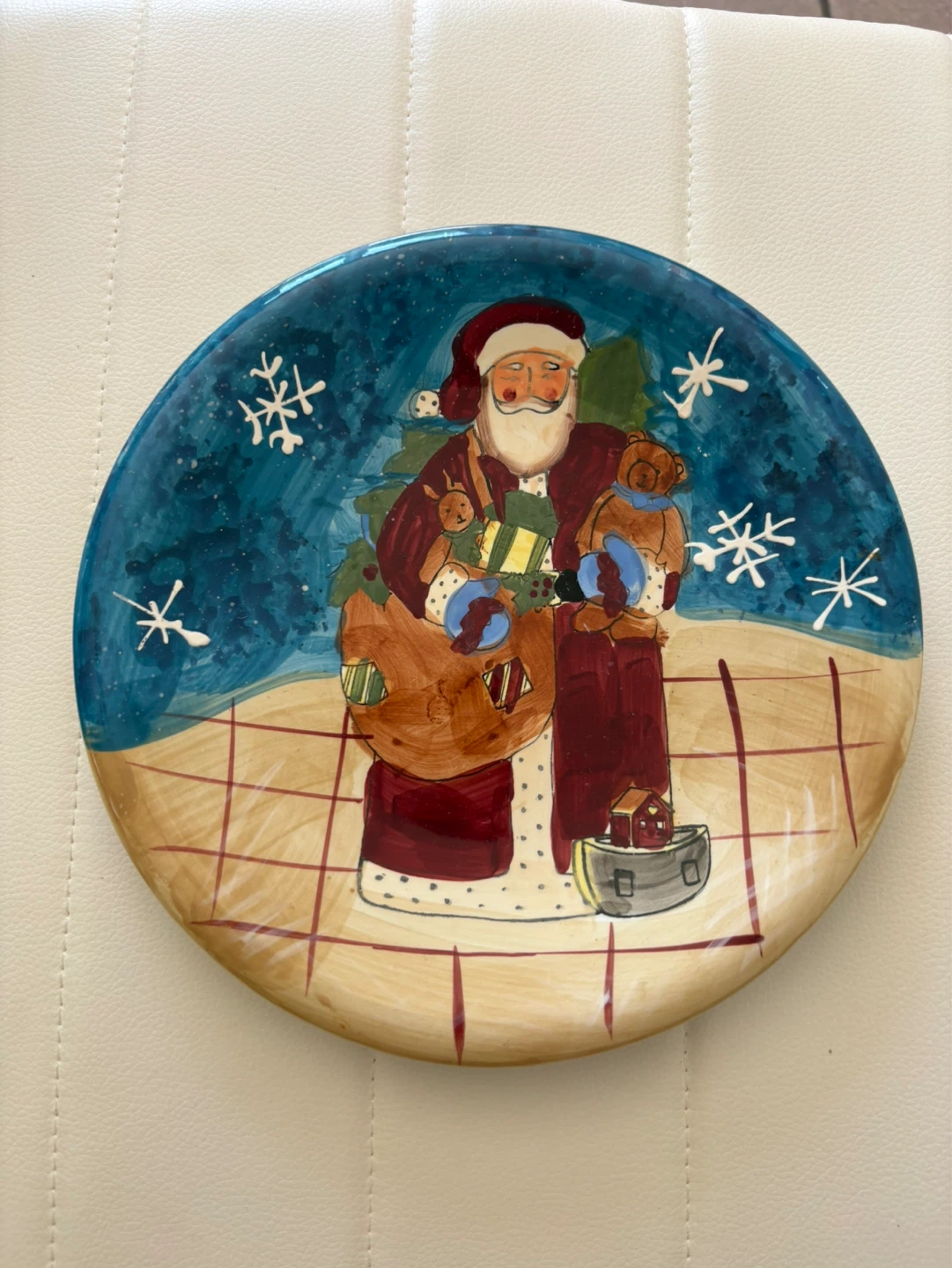Set of 4 Decorative Christmas Plates - photo 5