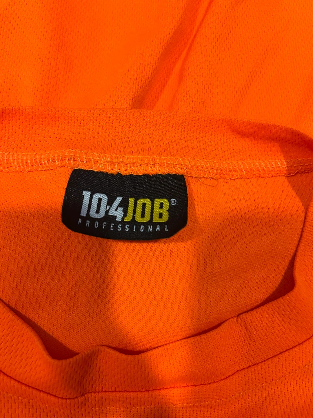 104JOB PROFESSIONAL Orange Long Sleeve Safety Shirt Size L - photo 3
