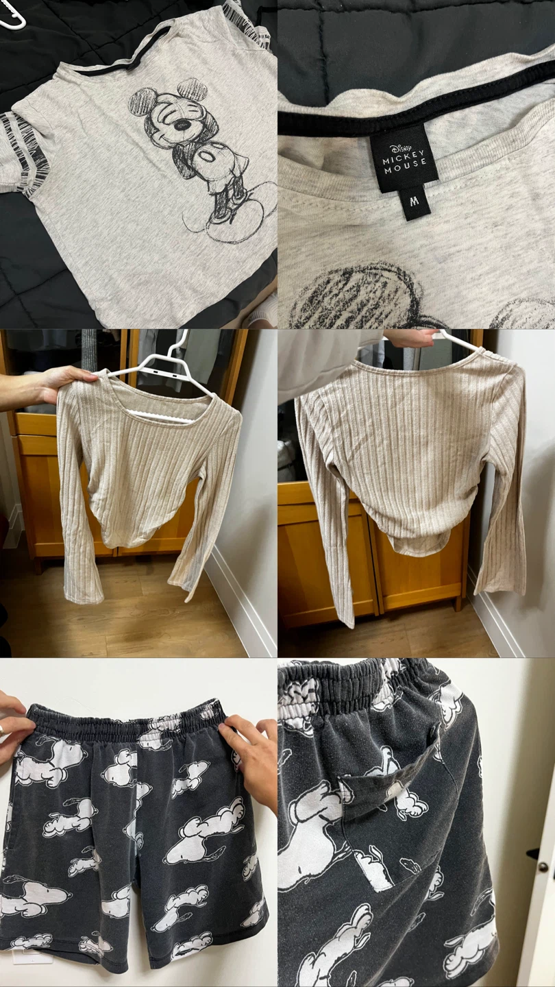 Bundle of 2 tops 1 short
