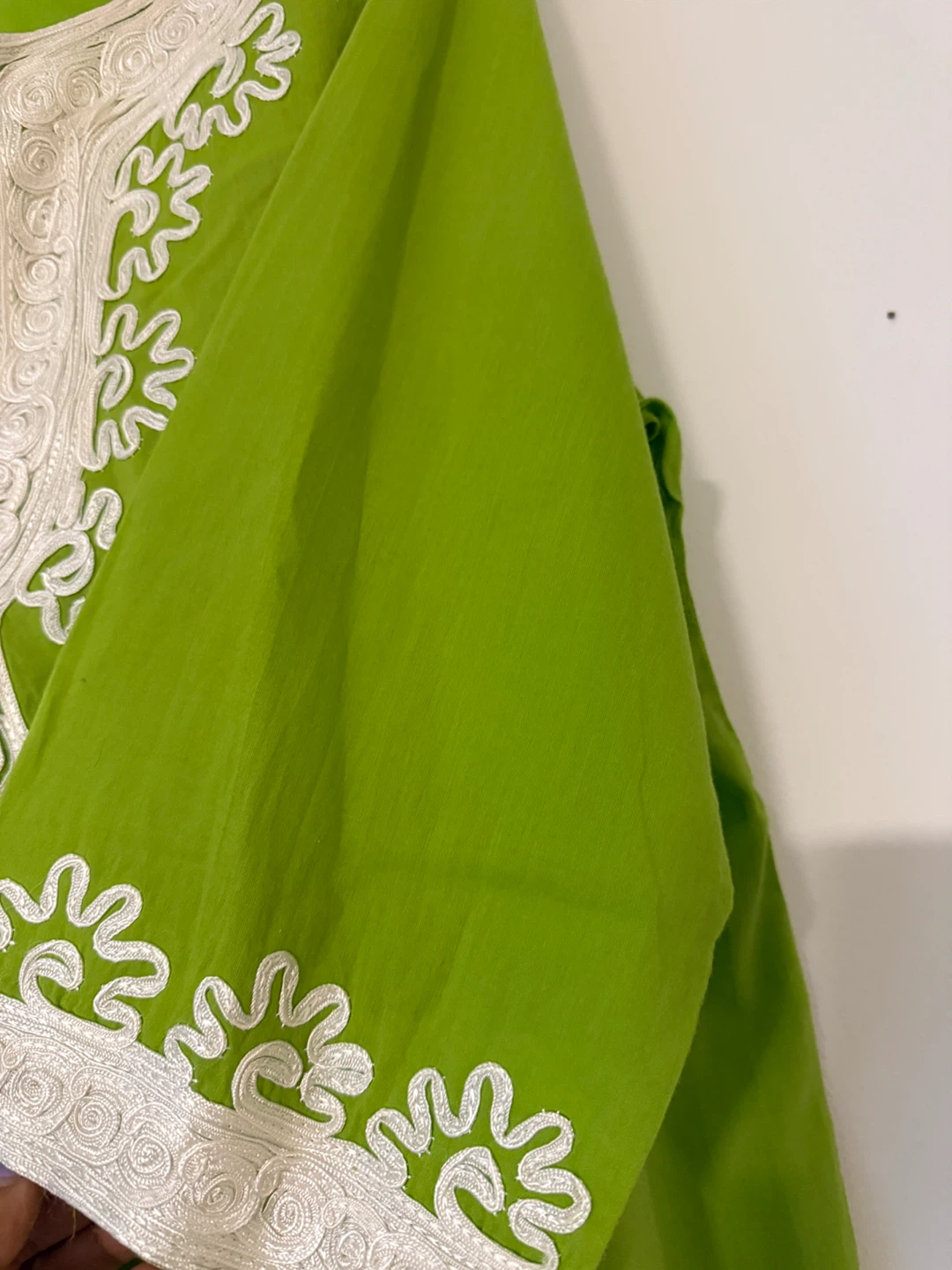 Lime Green Embroidered Tunic Top - photo 4