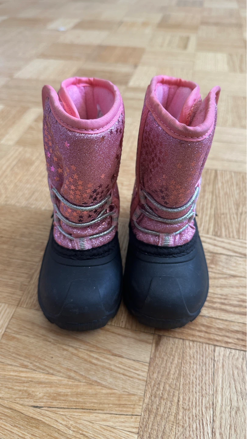 Pink and Floral Kids' Boots - photo 2