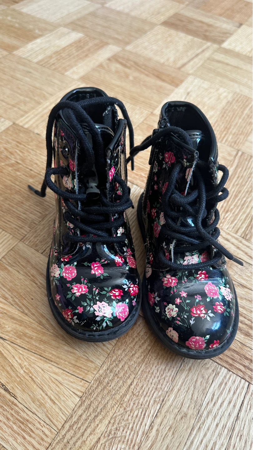Pink and Floral Kids' Boots