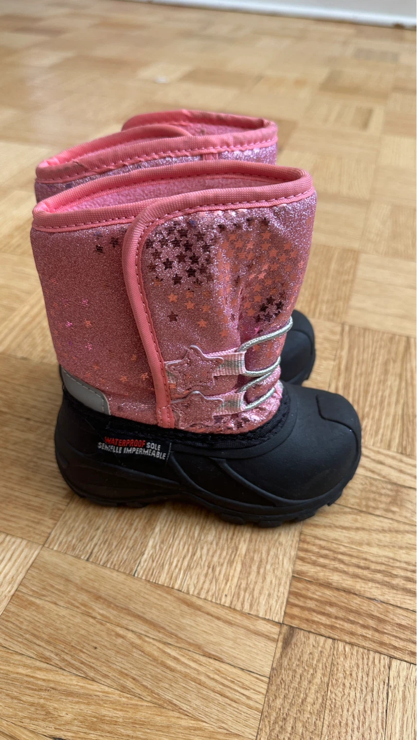 Pink and Floral Kids' Boots - photo 3