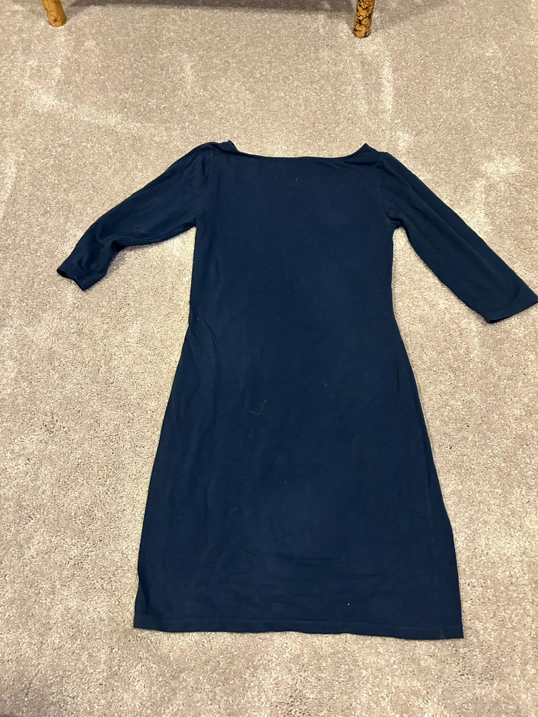 Babaton Navy Blue 3 quarter sleeve Dress - photo 2