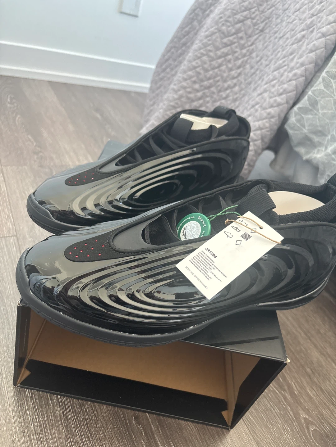 Black Patent Shoes JR1598