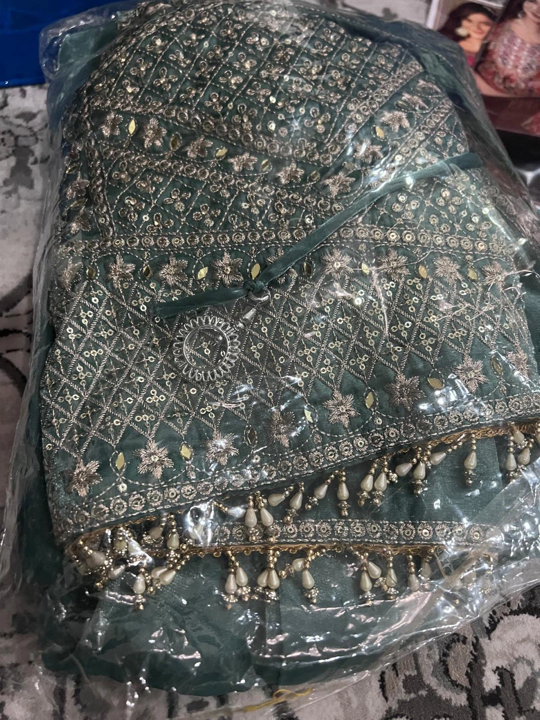 Embellished Lehenga Choli Set reduced price for sale - photo 4