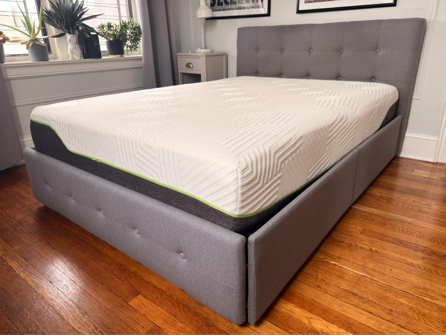 Bed Frame with storage full size