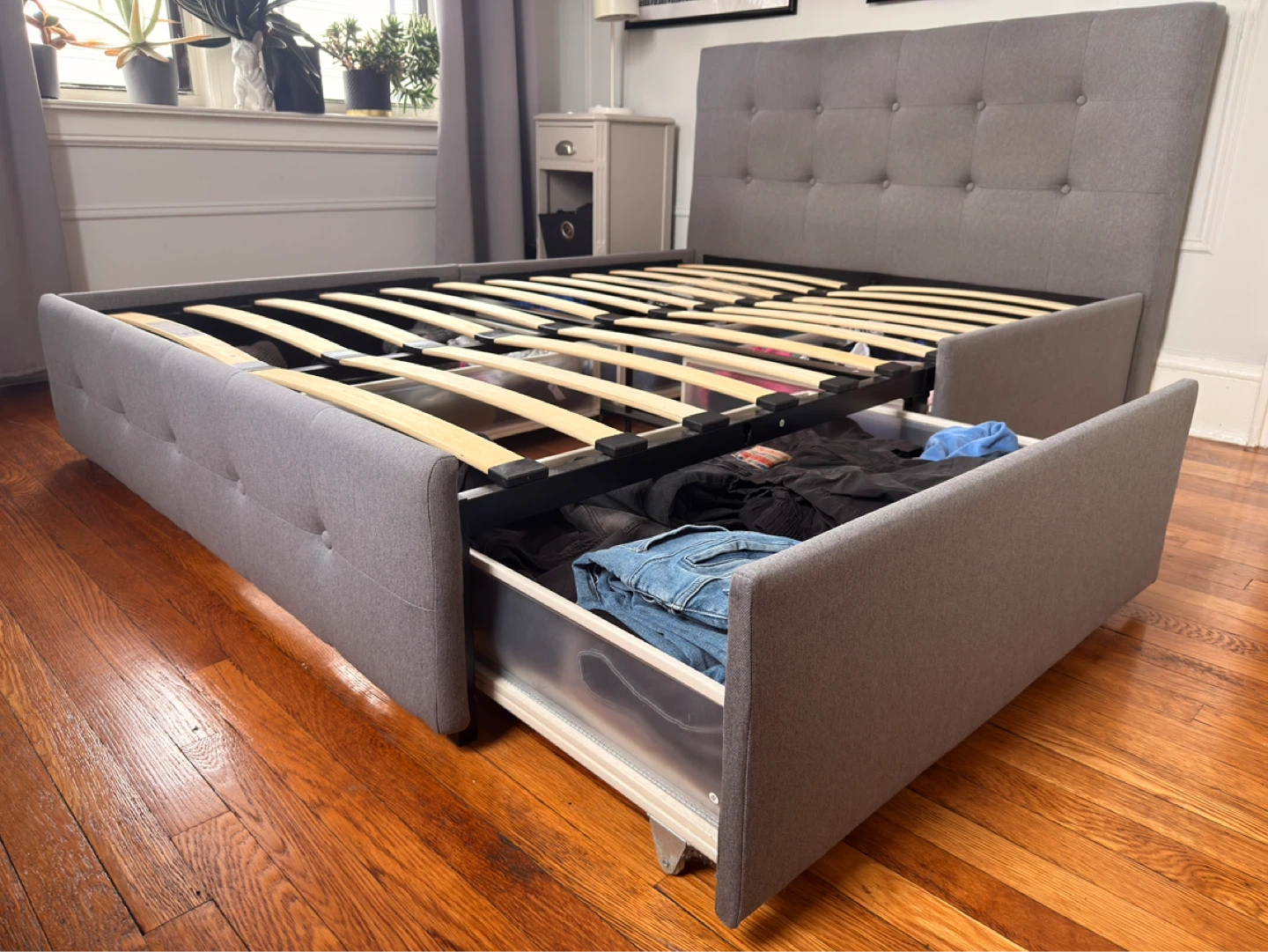 Bed Frame with storage full size - photo 3