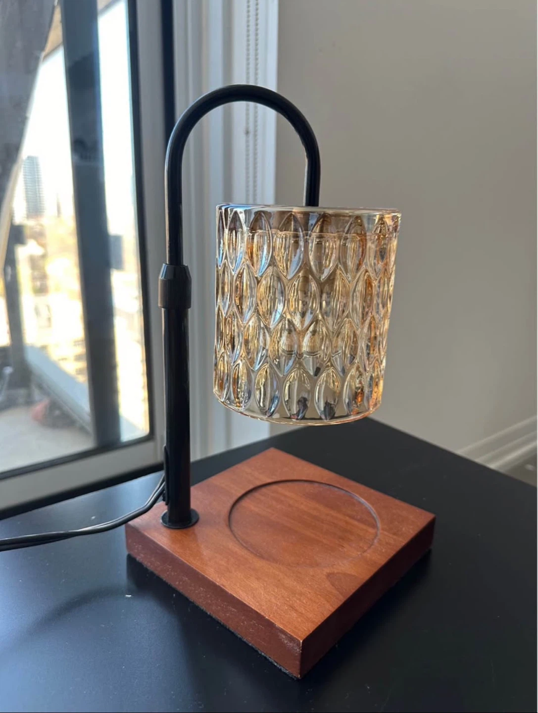 Modern Candle Warmer Lamp – Like New - photo 2