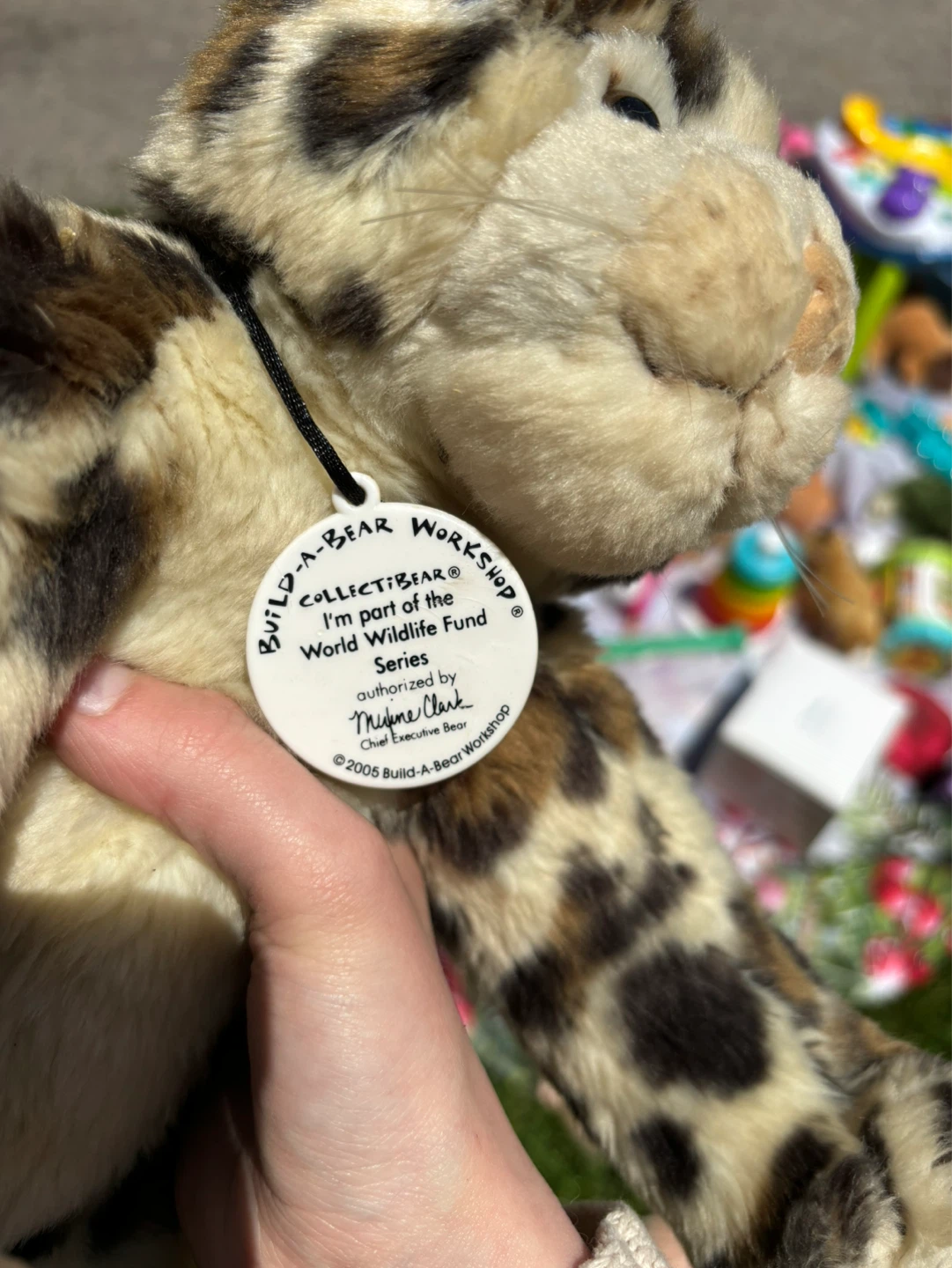 Build-A-Bear WWF Collect-A-Bear Leopard Plush Toy