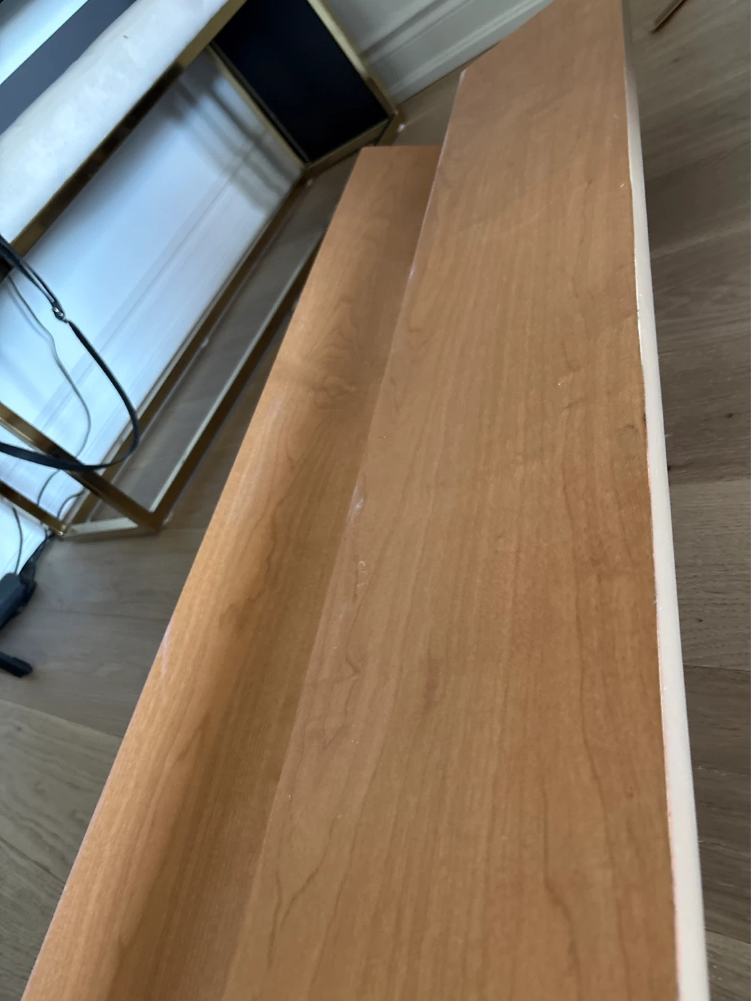 Long Wooden Shelves 52” x 8” with Brackets - photo 5