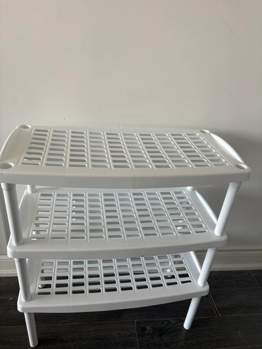 Mainstays Stackable Shoe Rack - 3 tier - photo 2