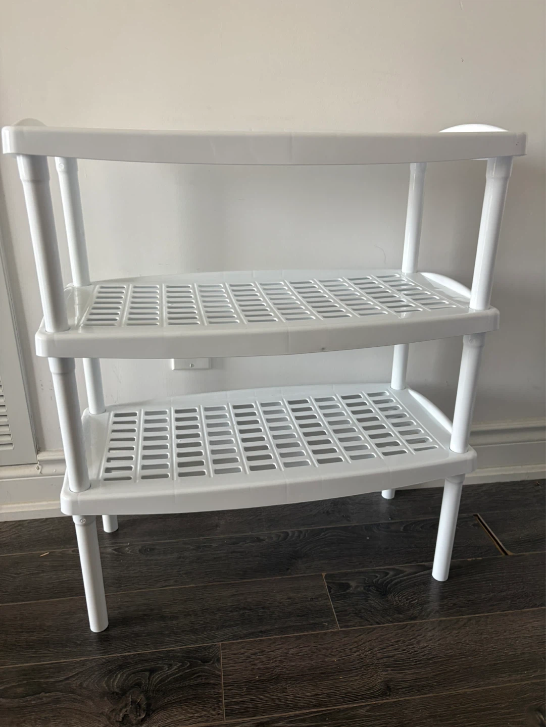 Mainstays Stackable Shoe Rack - 3 tier - photo 3