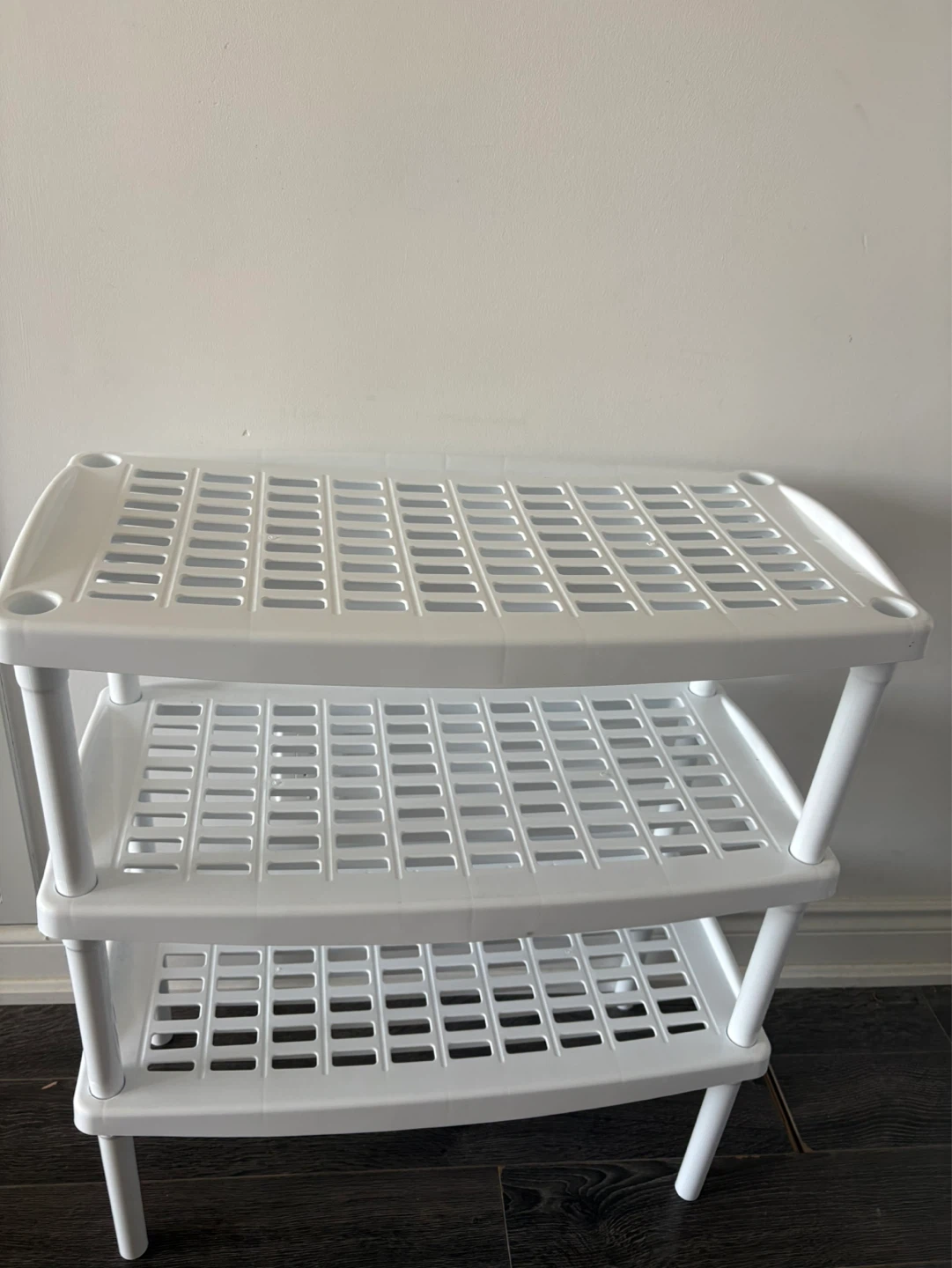 Mainstays Stackable Shoe Rack - 3 tier