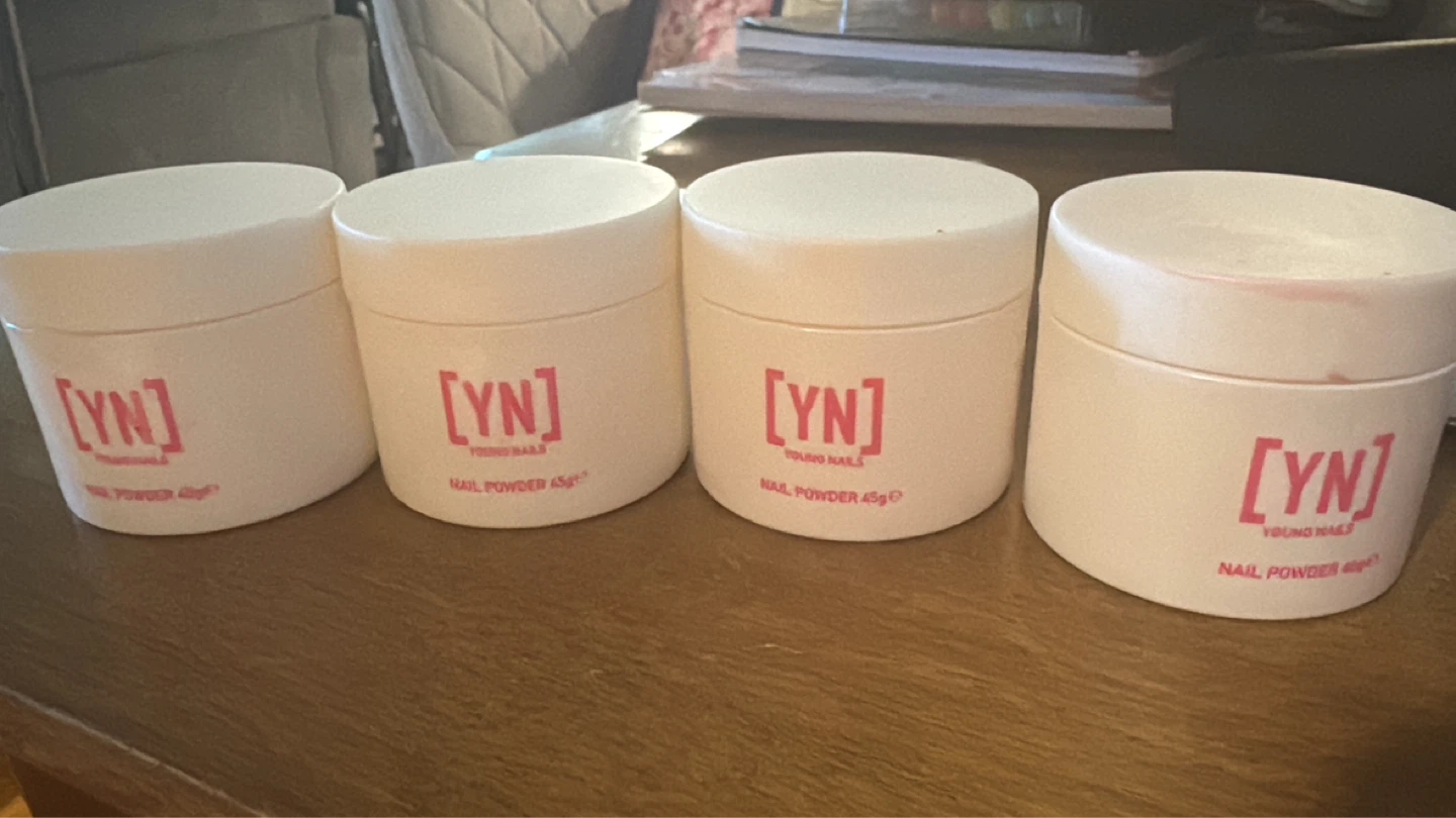 Young Nails Nail Powder 45g Jars (Set of 4)