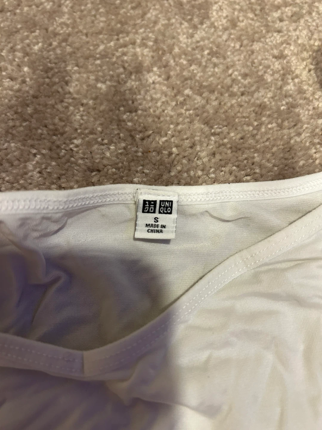 UNIQLO White Camisole Tank Top - Size S - photo 3