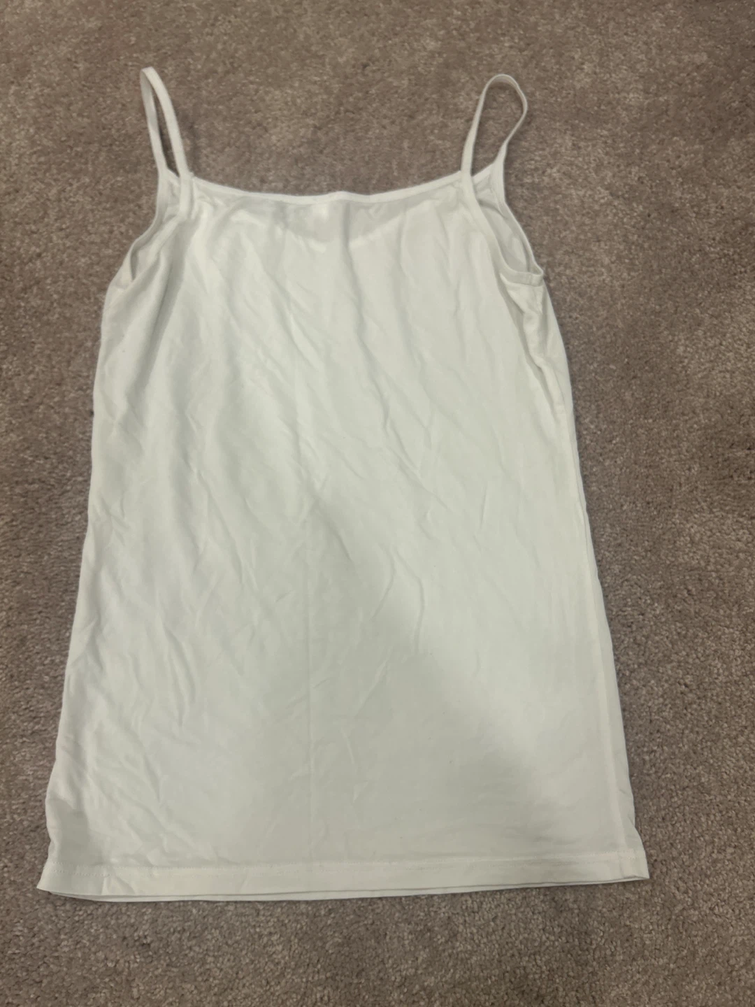 UNIQLO White Camisole Tank Top - Size S - photo 2